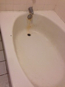 Before.dirty.rusty tub.